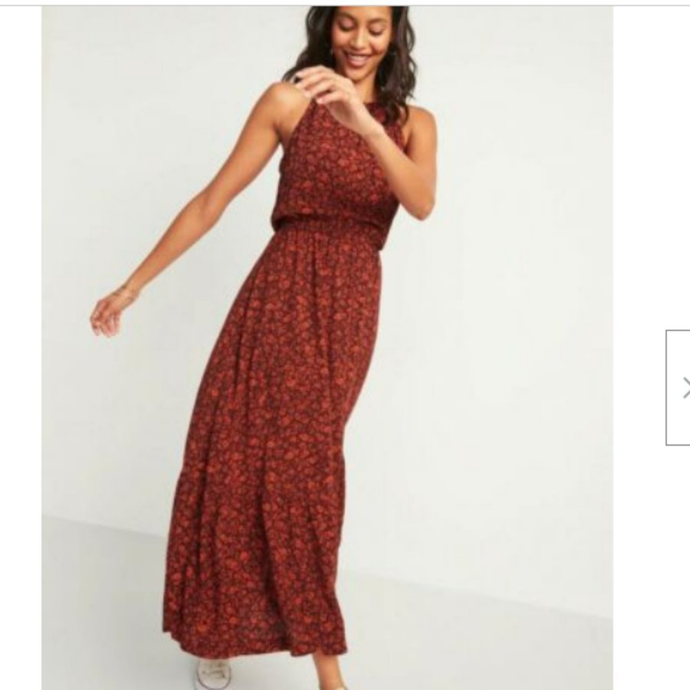 Old Navy Floral Maxi Dress for Spring/Summer- Size M
